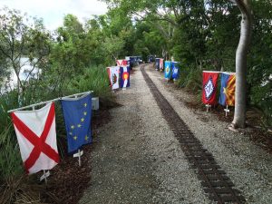 Flags for the Liberty Express